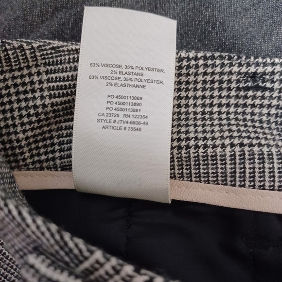 Wilfred High Waisted Plaid Cropped Trousers - Picture 7 of 8